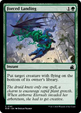 [141]【EN】【FOIL】強制着陸/Forced Landing【RVR】[C][緑]