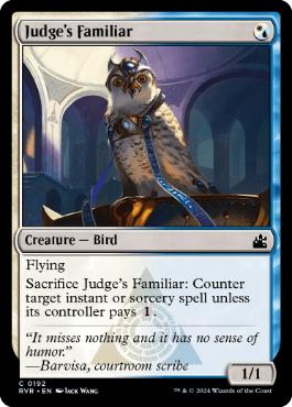 [192]【EN】【FOIL】審判官の使い魔/Judge's Familiar【RVR】[C][多色]