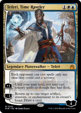 [232]【EN】【FOIL】時を解す者、テフェリー/Teferi, Time Raveler【RVR】[M][多色]