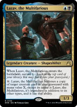 [196]【EN】【FOIL】万面相、ラザーヴ/Lazav, the Multifarious【RVR】[R][多色]