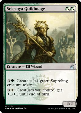 [221]【EN】【FOIL】セレズニアのギルド魔道士/Selesnya Guildmage【RVR】[U][多色]