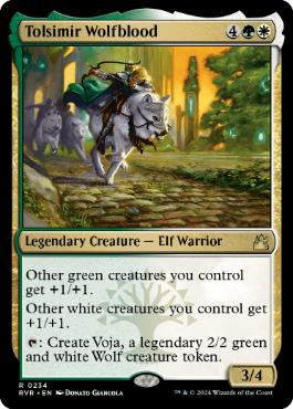 [234]【EN】【FOIL】トルシミール・ウルフブラッド/Tolsimir Wolfblood【RVR】[R][多色]