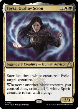 [233]【EN】【FOIL】オルゾフの御曹子、テイサ/Teysa, Orzhov Scion【RVR】[R][多色]