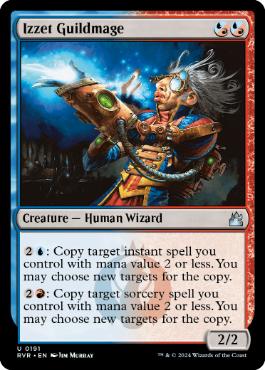 [191]【EN】【FOIL】イゼットのギルド魔道士/Izzet Guildmage【RVR】[U][多色]