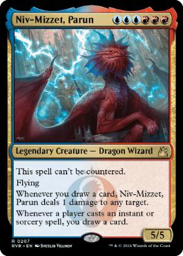 [207]【EN】【FOIL】パルン、ニヴ＝ミゼット/Niv-Mizzet, Parun【RVR】[R][多色]