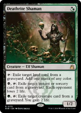 [175]【EN】【FOIL】死儀礼のシャーマン/Deathrite Shaman【RVR】[R][多色]