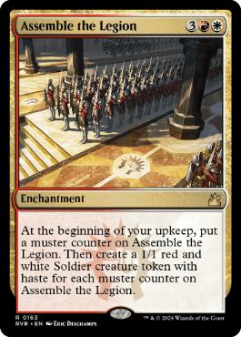 [163]【EN】【FOIL】軍勢の集結/Assemble the Legion【RVR】[R][多色]