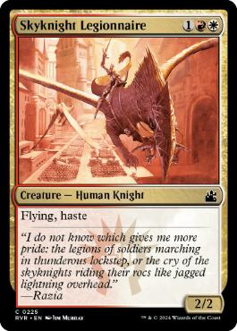 [225]【EN】【FOIL】空騎士の軍団兵/Skyknight Legionnaire【RVR】[C][多色]
