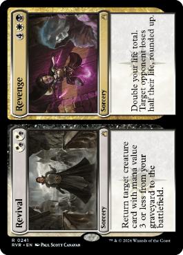 [241]【EN】【FOIL】回生+会稽/Revival+Revenge【RVR】[R][多色]