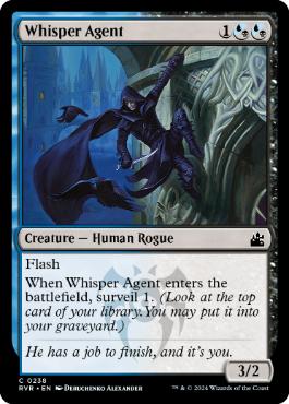 [238]【EN】【FOIL】囁く工作員/Whisper Agent【RVR】[C][多色]