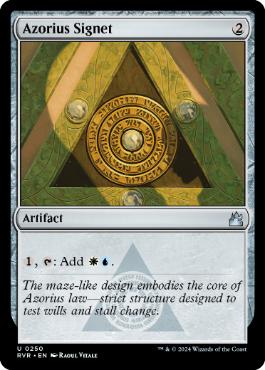 [250]【EN】【FOIL】アゾリウスの印鑑/Azorius Signet【RVR】[U][茶]