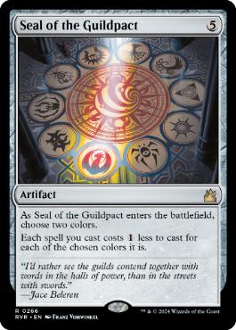 [266]【EN】【FOIL】ギルドパクトの印章/Seal of the Guildpact【RVR】[R][茶]