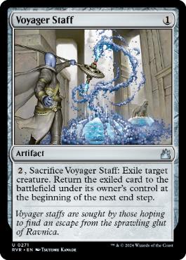 [271]【EN】【FOIL】航海者の杖/Voyager Staff【RVR】[U][茶]