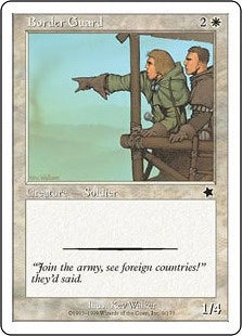 [009]【EN】国境警備隊/Border Guard【S99】[C][白]