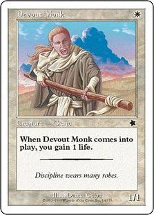 [014]【EN】Devout Monk【S99】[C][白]