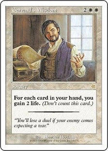 [018]【EN】ジェラードの知恵/Gerrard's Wisdom【S99】[R][白]