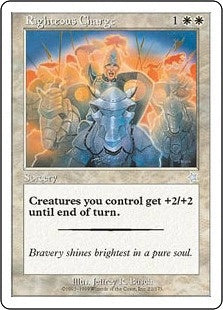 [022]【EN】正義の突撃/Righteous Charge【S99】[U][白]