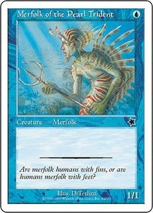 [042]【EN】真珠三叉矛の人魚/Merfolk of the Pearl Trident【S99】[C][青]