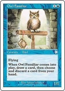 [043]【EN】使い魔のフクロウ/Owl Familiar【S99】[U][青]