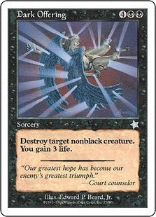 [075]【EN】暗黒の捧げ物/Dark Offering【S99】[U][黒]