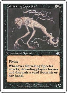 [089]【EN】Shrieking Specter【S99】[U][黒]