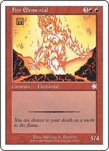 [096]【EN】炎の精霊/Fire Elemental【S99】[U][赤]