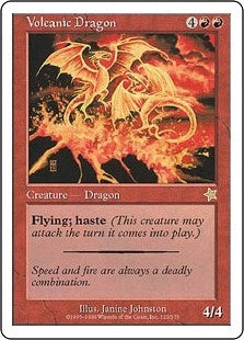[122]【EN】火山のドラゴン/Volcanic Dragon【S99】[R][赤]