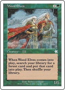 [153]【EN】ウッド・エルフ/Wood Elves【S99】[U][緑]