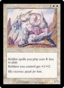 [006]【JP】【FOIL】ダールの戦長/Daru Warchief【SCG】[U][白]