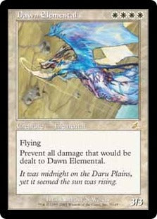 [007]【JP】曙光の精霊/Dawn Elemental【SCG】[R][白]