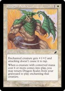 [010]【JP】【FOIL】ドラゴンの鱗/Dragon Scales【SCG】[C][白]