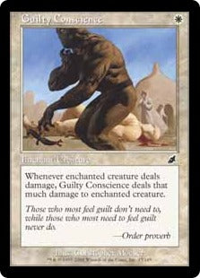 [017]【JP】【FOIL】罪の意識/Guilty Conscience【SCG】[C][白]