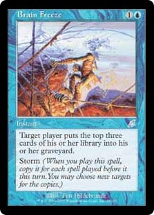 [029]【JP】【FOIL】思考停止/Brain Freeze【SCG】[U][青]