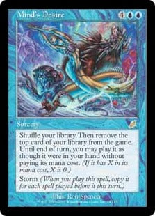 [041]【EN】【FOIL】精神の願望/Mind's Desire【SCG】[R][青]