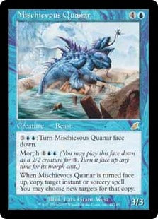[042]【JP】悪戯なクェイナー/Mischievous Quanar【SCG】[R][青]
