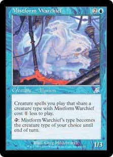 [043]【JP】霧衣の戦長/Mistform Warchief【SCG】[U][青]