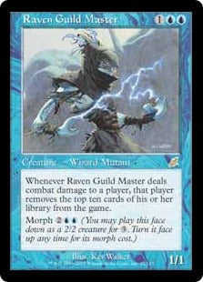 [047]【EN】レイヴンギルドの師匠/Raven Guild Master【SCG】[R][青]