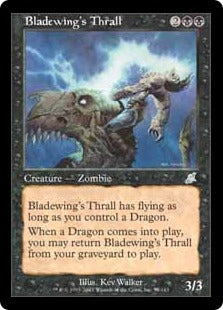 [055]【JP】刃の翼の虜/Bladewing's Thrall【SCG】[U][黒]