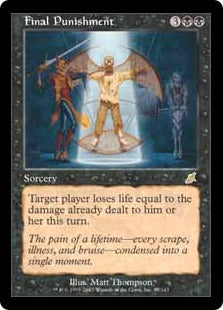 [067]【JP】【FOIL】最後の罰/Final Punishment【SCG】[R][黒]