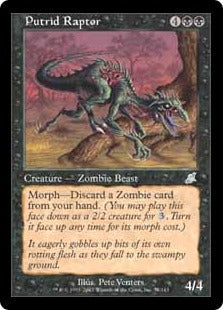 [071]【EN】朽ちゆく猛禽/Putrid Raptor【SCG】[U][黒]