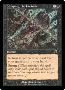 [072]【JP】【FOIL】墓の刈り取り/Reaping the Graves【SCG】[C][黒]