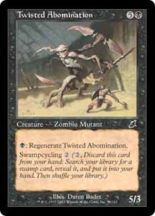 [076]【JP】よじれた嫌悪者/Twisted Abomination【SCG】[C][黒]
