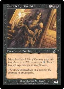 [081]【JP】【FOIL】ゾンビの殺し屋/Zombie Cutthroat【SCG】[C][黒]