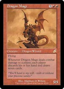 [087]【EN】【FOIL】ドラゴン魔道士/Dragon Mage【SCG】[R][赤]