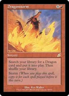 [090]【JP】ドラゴンの嵐/Dragonstorm【SCG】[R][赤]