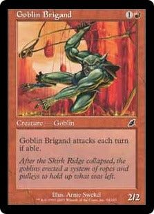 [094]【EN】【FOIL】ゴブリンの盗賊/Goblin Brigand【SCG】[C][赤]
