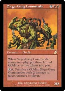 [103]【JP】【FOIL】包囲攻撃の司令官/Siege-Gang Commander【SCG】[R][赤]
