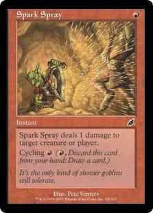 [105]【JP】【FOIL】火花のしぶき/Spark Spray【SCG】[C][赤]