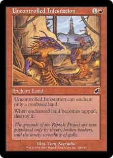[108]【JP】【FOIL】支配されざる横行/Uncontrolled Infestation【SCG】[C][赤]
