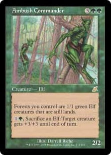 [111]【EN】待ち伏せ司令官/Ambush Commander【SCG】[R][緑]